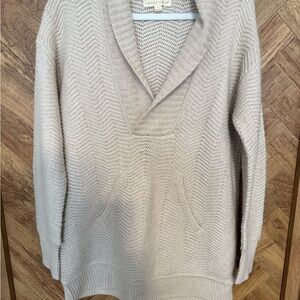 Lovestitch Cream V-Neck Sweater Timeless Knit